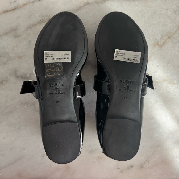 Schutz black ballerina flats - Picture 8 of 9